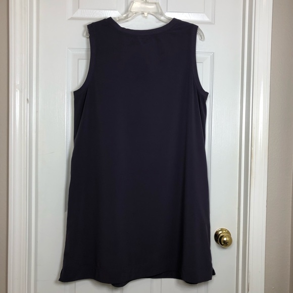 J.Jill Fit On the Go Purple 2 Zipper Side Pockets Travel Tank Dres 1X - Picture 6 of 11